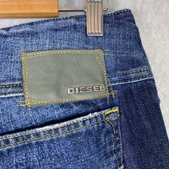 Diesel Womens 29x32 Cherock Slim Boot Cut Low Rise Jeans Distressed Y2K - Picture 9 of 13